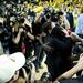 Indiana head coach Tom Crean embraces junior Victor Oladipo after defeating Michigan 72-71 on Sunday, March 10. Daniel Brenner I AnnArbor.com